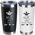 Pack of 2 Wedding 50th Anniversary Tumblers for Couples